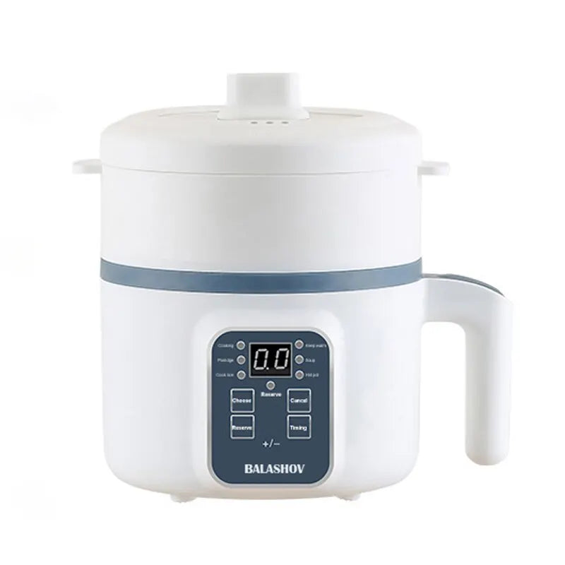 Fogão de Arroz Elétrico Multicooker – Camada Dupla, Antiaderente e Inteligente para Refeições Perfeitas