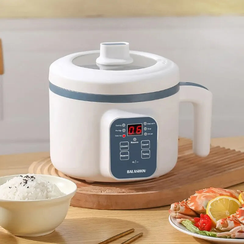 Fogão de Arroz Elétrico Multicooker – Camada Dupla, Antiaderente e Inteligente para Refeições Perfeitas