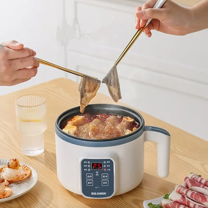 Fogão de Arroz Elétrico Multicooker – Camada Dupla, Antiaderente e Inteligente para Refeições Perfeitas