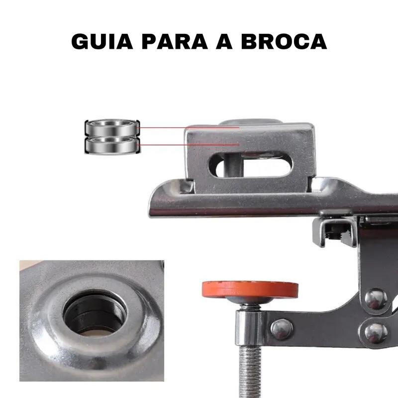 Kit Gabarito de furo pra Dobradiça