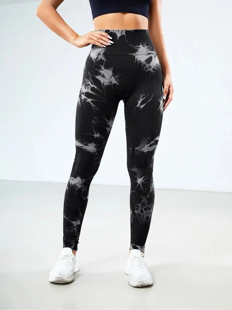 Legging Tie- Dye black