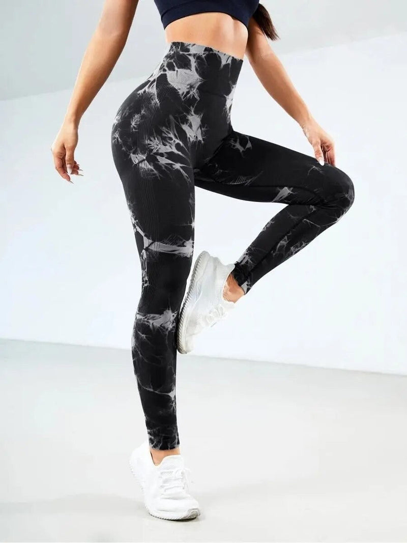 Legging Tie- Dye black