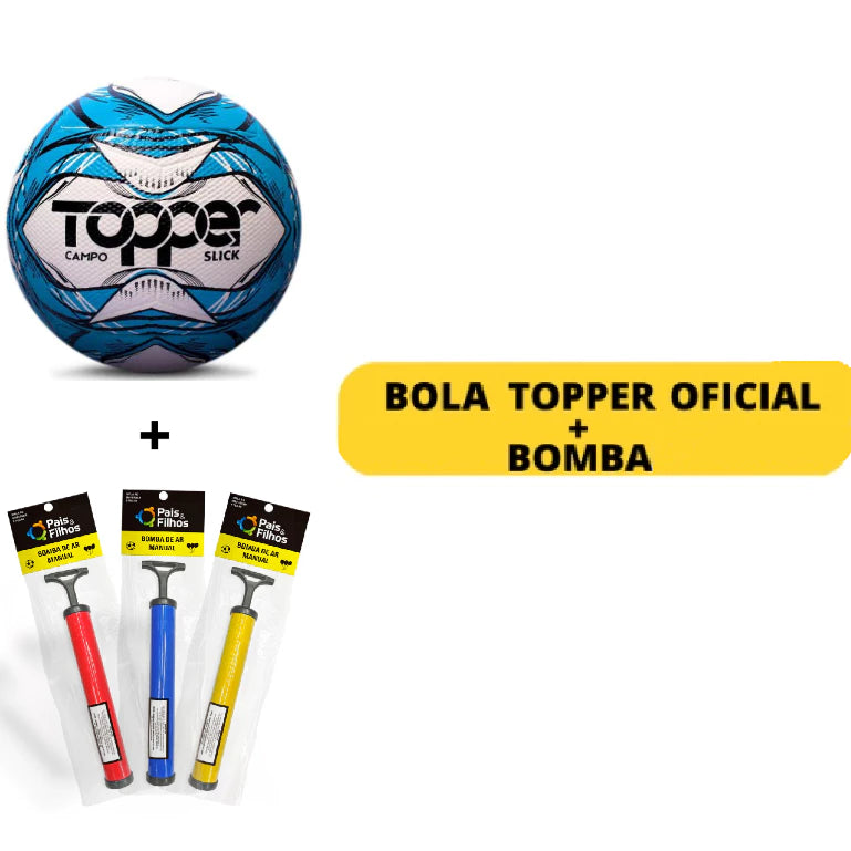 Bola Topper Slick II + Bomba de Ar: Desempenho Superior para Cada Jogo