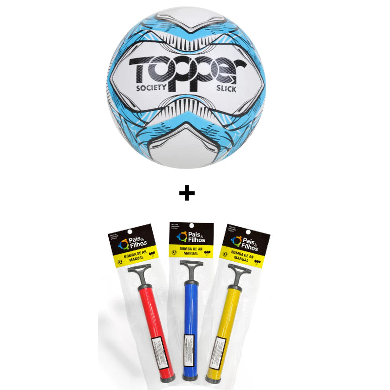 Bola Topper Slick II + Bomba de Ar: Desempenho Superior para Cada Jogo