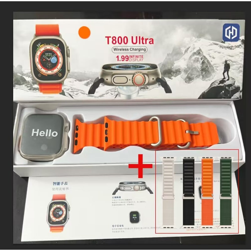 2024 Nova Série 8 Ultra Smart Watch T800: Tecnologia e Performance ao Seu Alcance!”