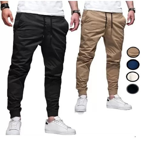 Calça Jogger Masculina Sarja ou Jeans: Conforto e Estilo Imbatíveis para o Streetwear Moderno