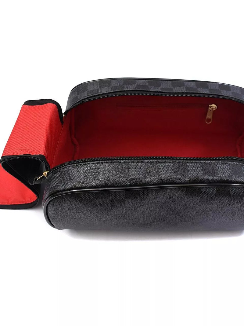 Necessaire Grande Multifuncional: A Bolsa de Mão Ideal para Viagens e Organização Completa