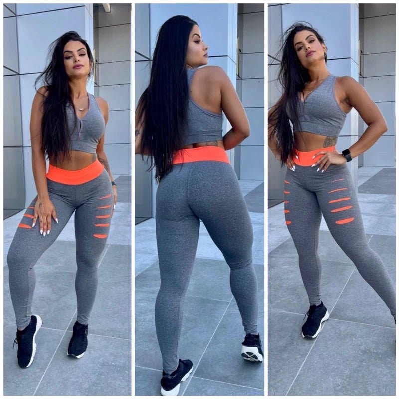 O Conjunto de Calça que Une Conforto, Estilo e Performance: Sinta-se Linda e Poderosa na Academia!”