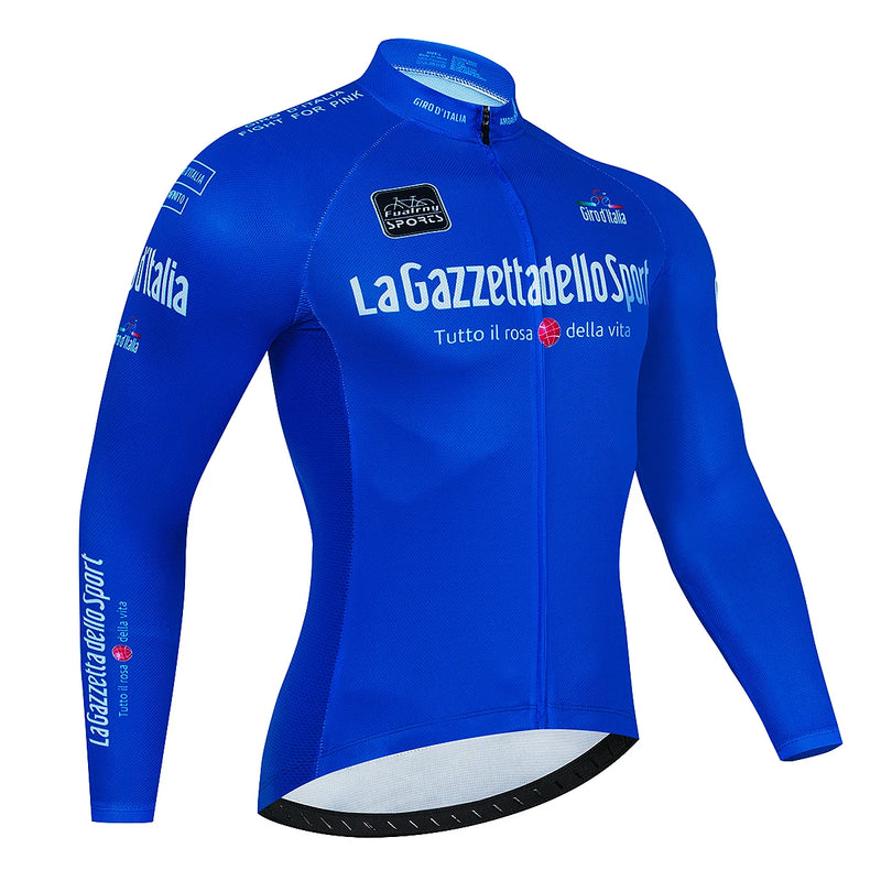 Camisa de Ciclismo Tour De Italy: Conforto e Performance Premium para Seus Desafios de Outono!”