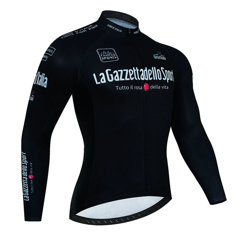 Camisa de Ciclismo Tour De Italy: Conforto e Performance Premium para Seus Desafios de Outono!”