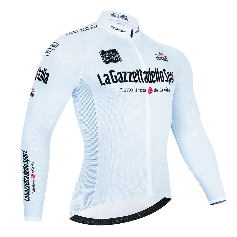 Camisa de Ciclismo Tour De Italy: Conforto e Performance Premium para Seus Desafios de Outono!”